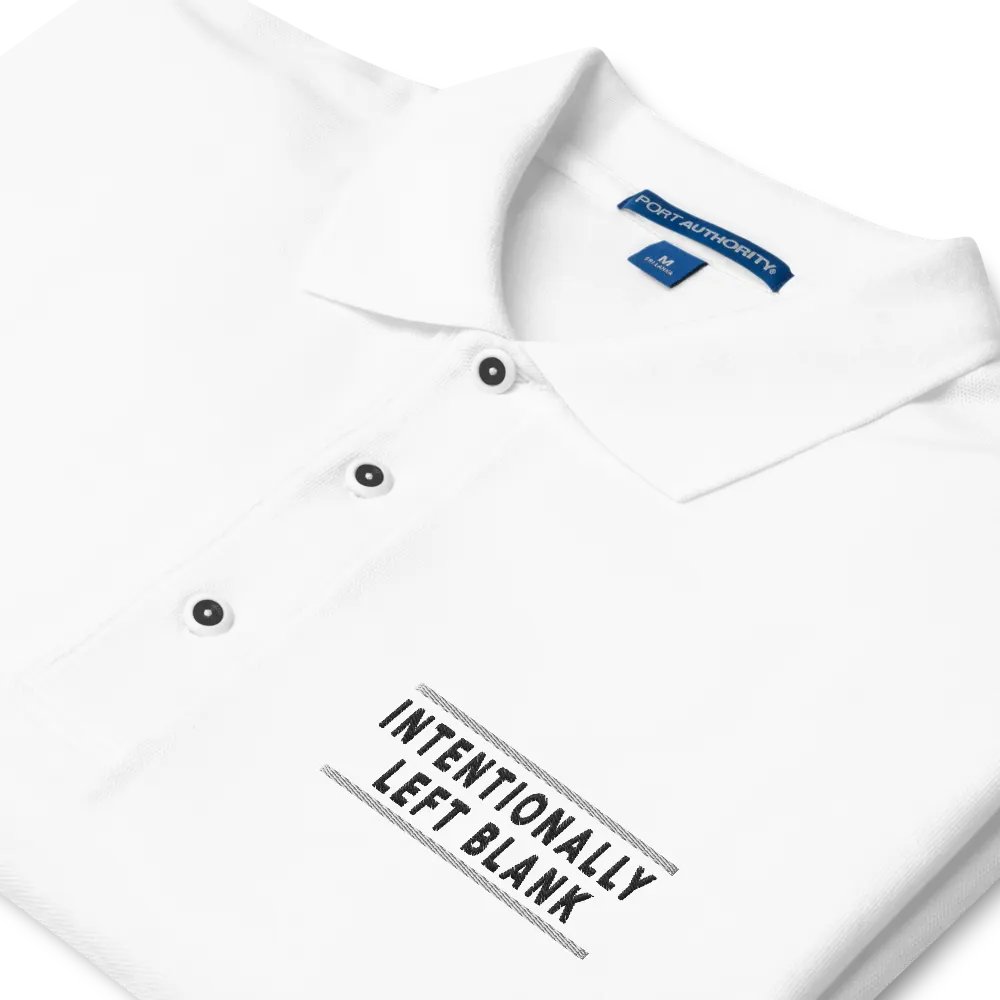 INTENTIONALLY LEFT BLANK - POLO SHIRT product image (1)