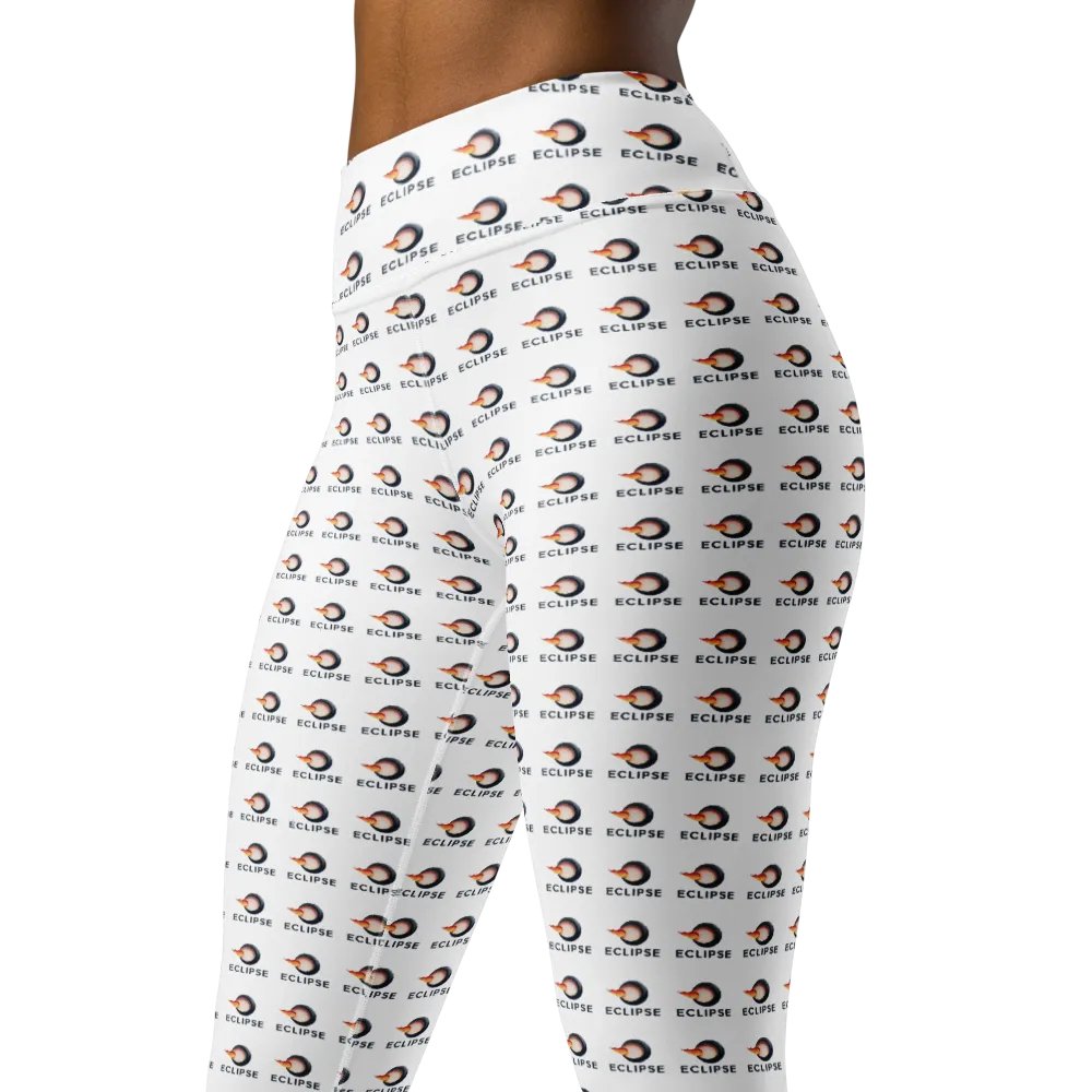 Eclipse Women's White Yoga Leggings with Inside Pocket product image (4)