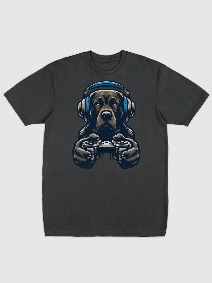 Pawsome Gamer Dog #Statement Tee - Black T-Shirt product image (1)