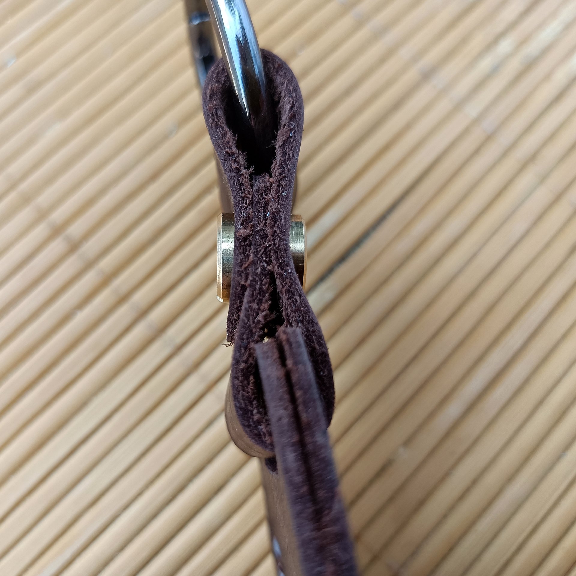 MEEBOY Handmade Keychain Leather Protective Key Holder,broken car key sleeve product image (4)