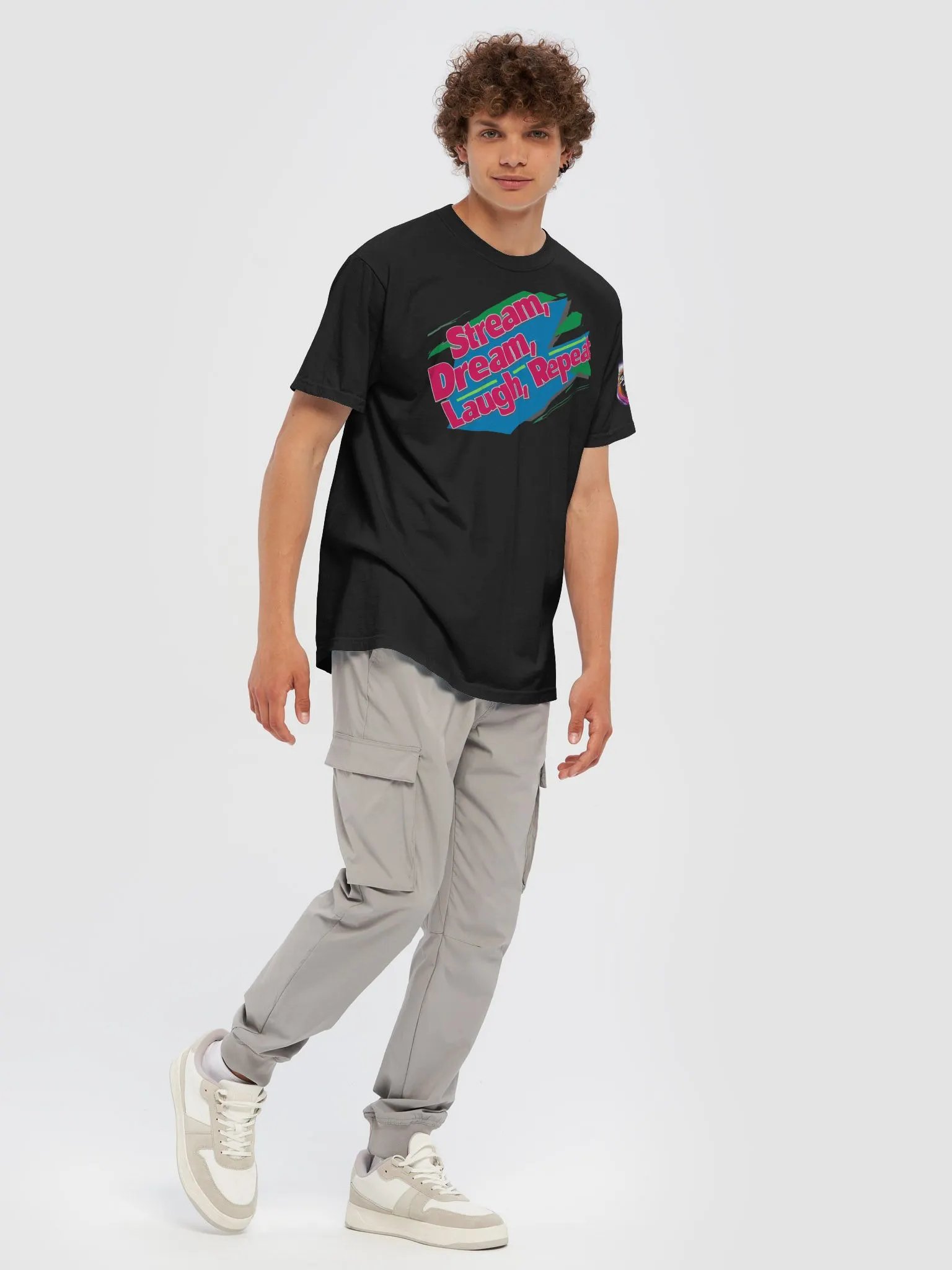 Stream, Dream, Laugh, Repeat T Shirt product image (8)