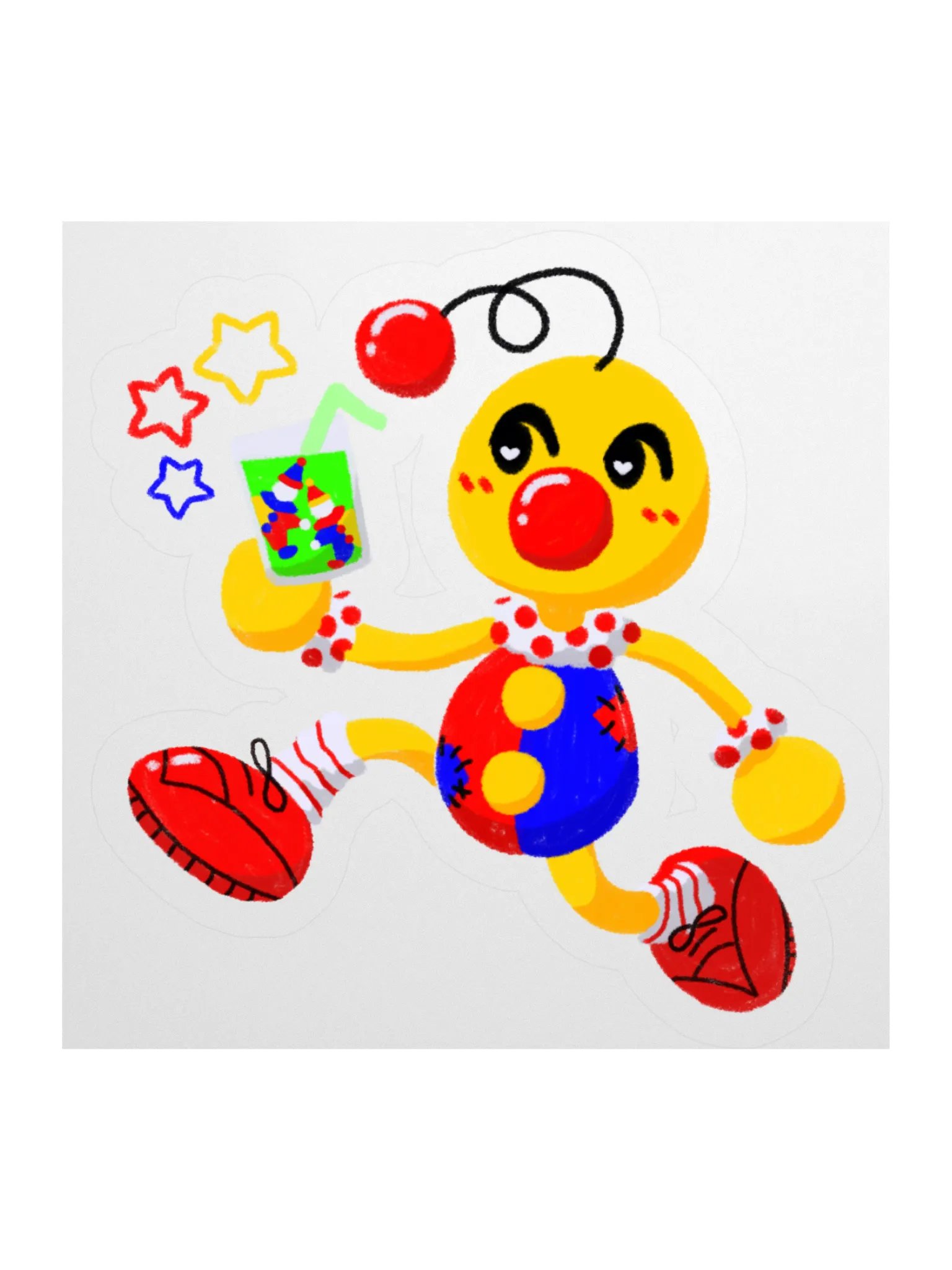 Boyoyoing Dash Hearts Sticker product image (1)