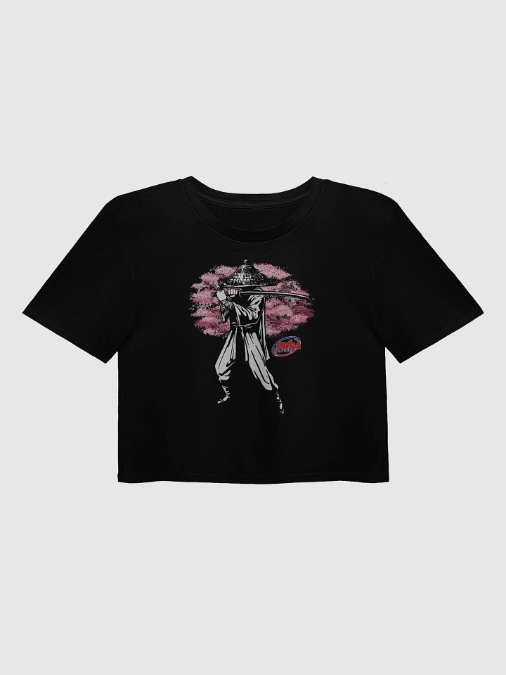 Cherry Blossom & Samurai Crop Top product image (1)