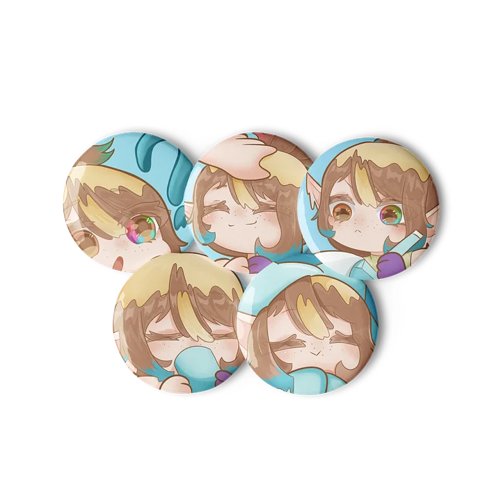 RikkuAsobi Chibi Pins product image (1)