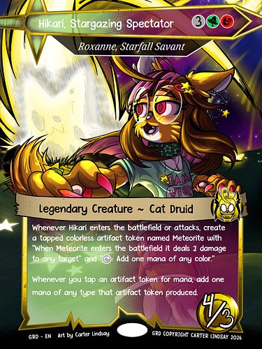 Made an OC for my bestie @unk0wn_err0r. They wanted some Magic the Gathering proxies since I got them addicted to it. So I wa...