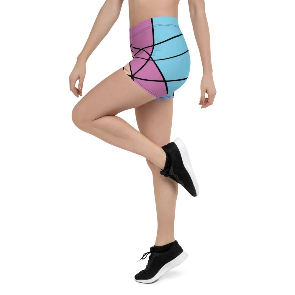 Modern Cool Multi-Colored Geometric Pattern Shorts product image (12)