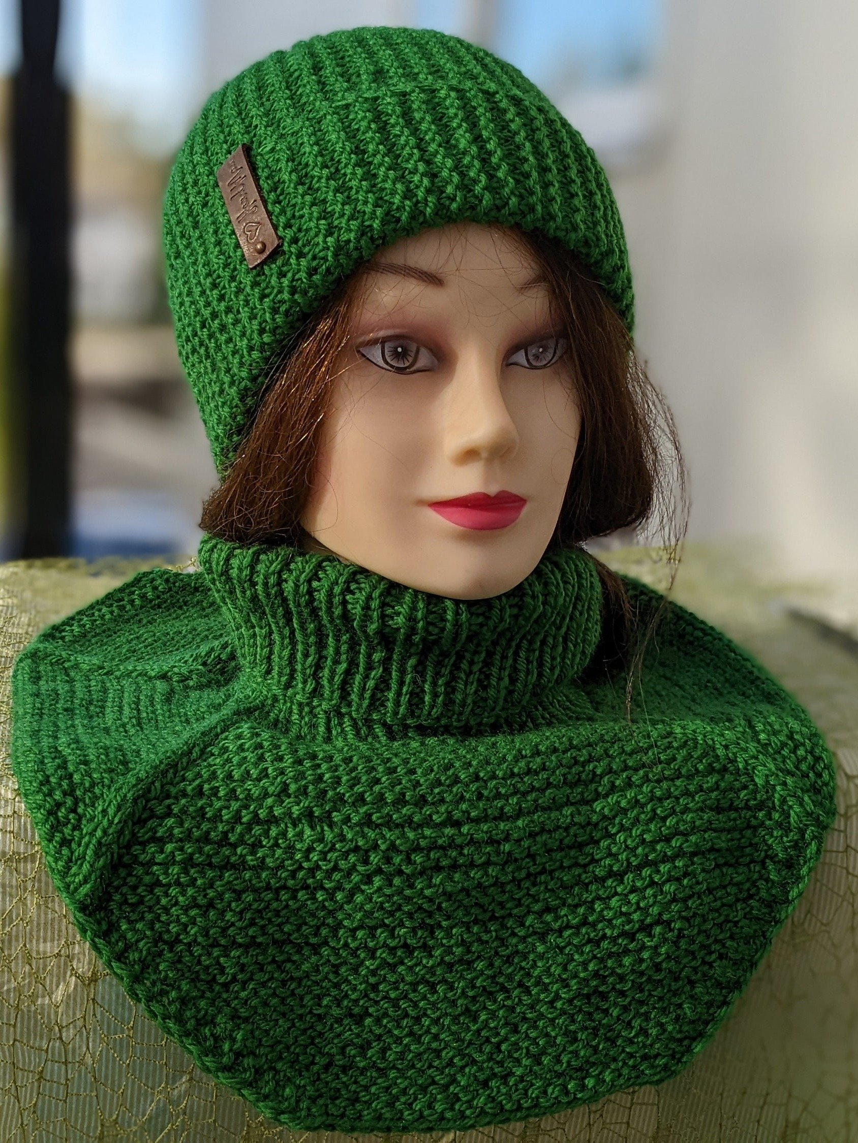 Turtleneck Dickey Knitting Pattern product image (5)