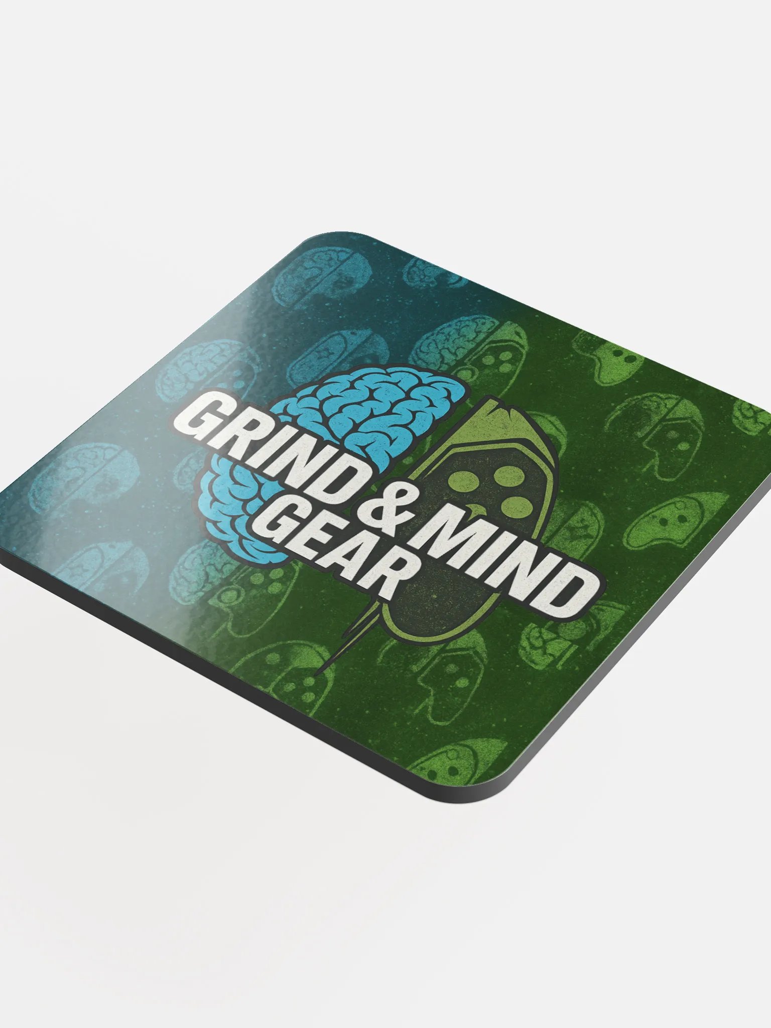 Grind & Mind Gear Logo Glossed Coaster product image (4)