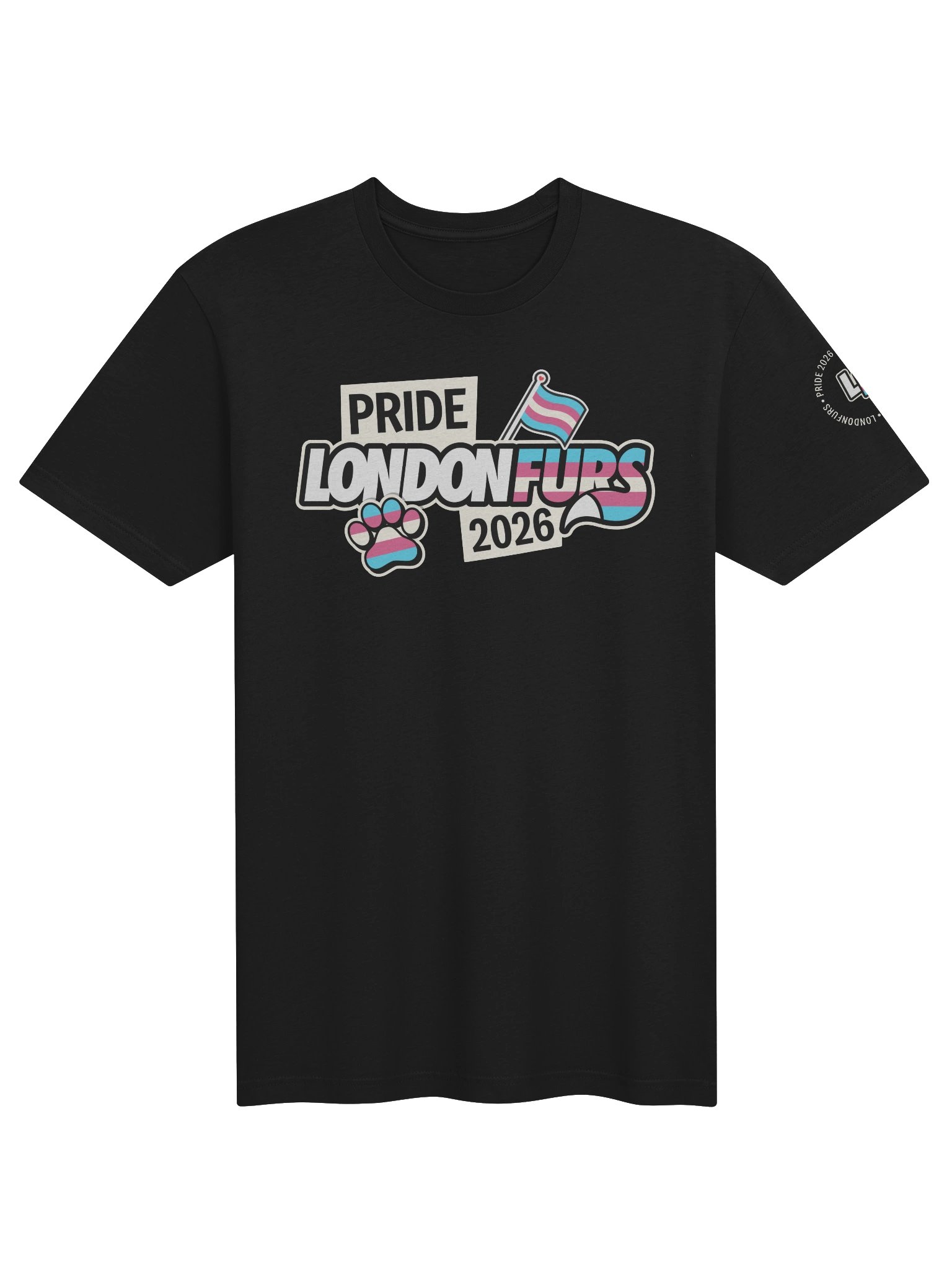 LondonFurs Pride '26 - Trans flag - T-shirt product image (1)