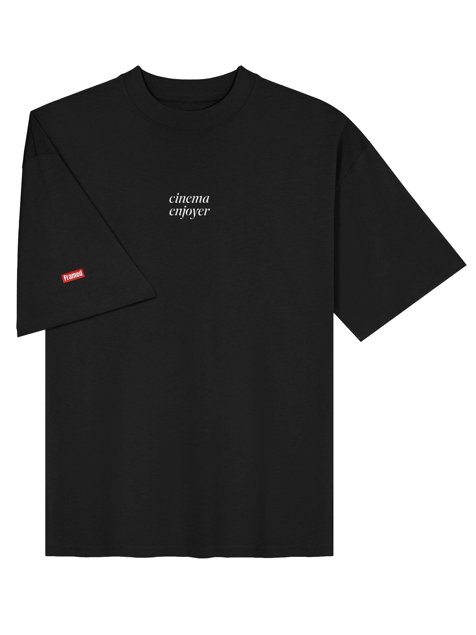 'Cinema Enjoyer' Embroidered Oversized T-Shirt product image (3)