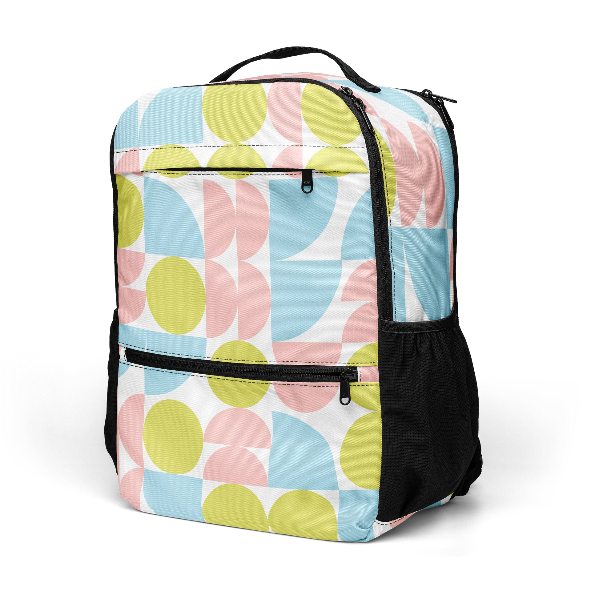 Pastel Geometry All-Over Backpack product image (5)