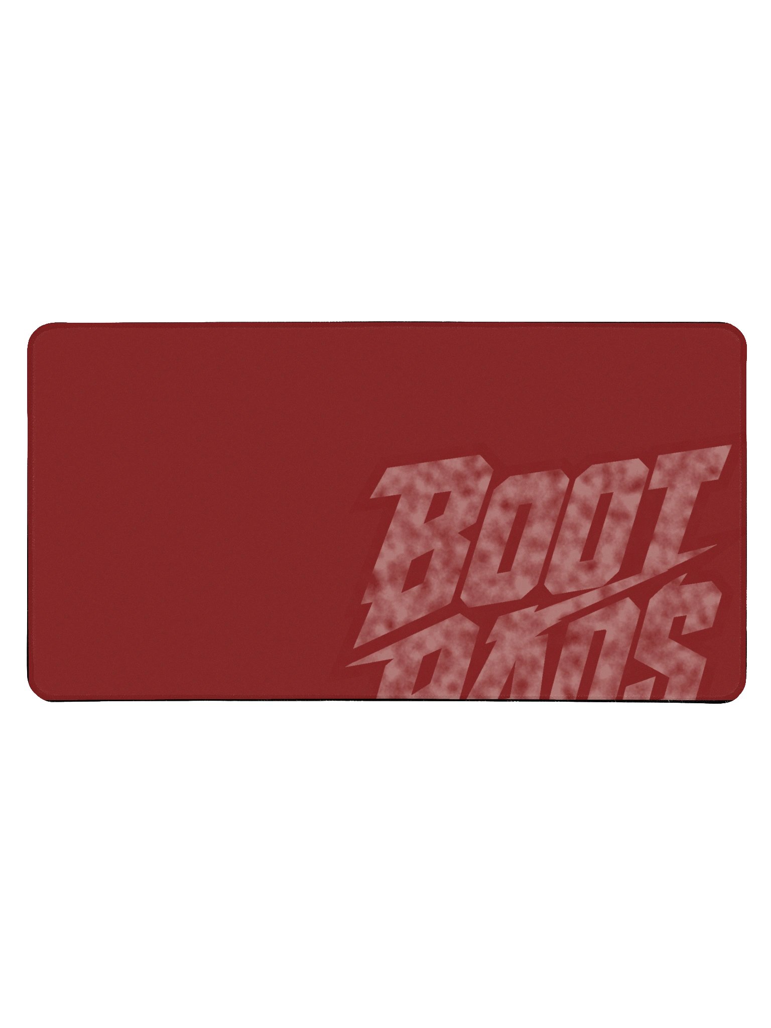 Mousepad Logo Bootpads Desgastado Deskmat Rojo product image (1)