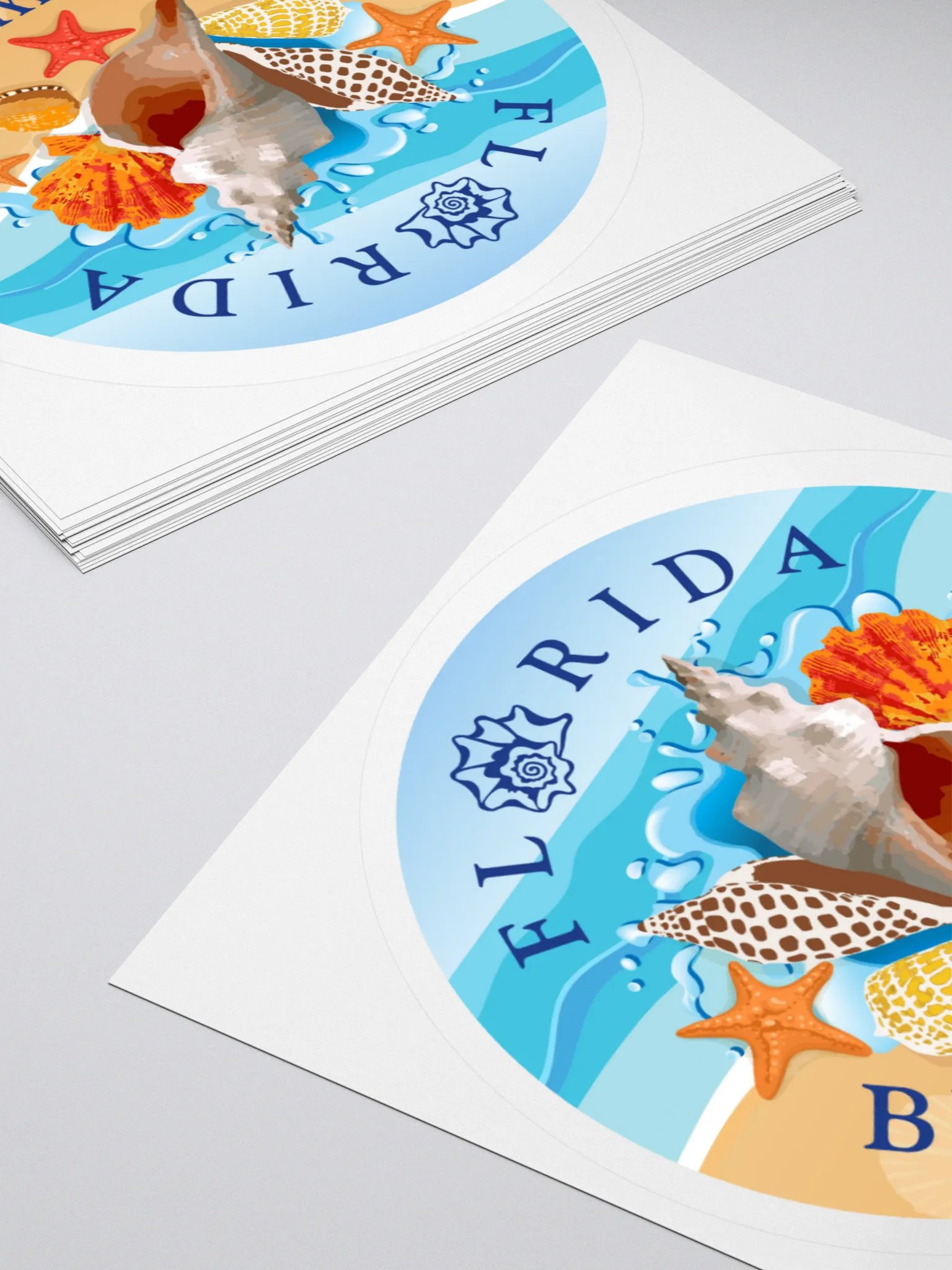 3" Sticker, Florida Beach Walks "Shells" product image (4)