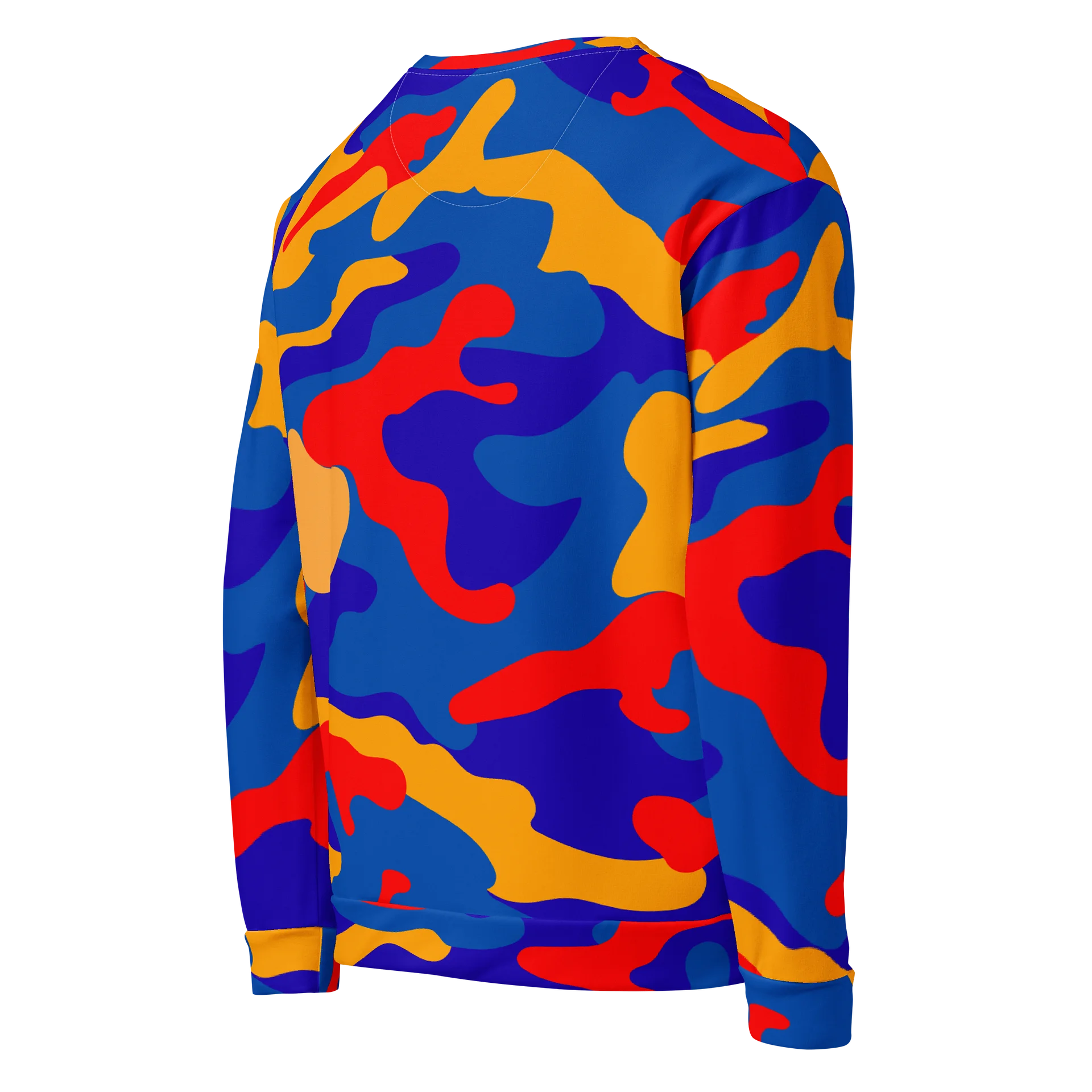 Camo Sweatshirt – Bold Multi-Color Crewneck product image (5)