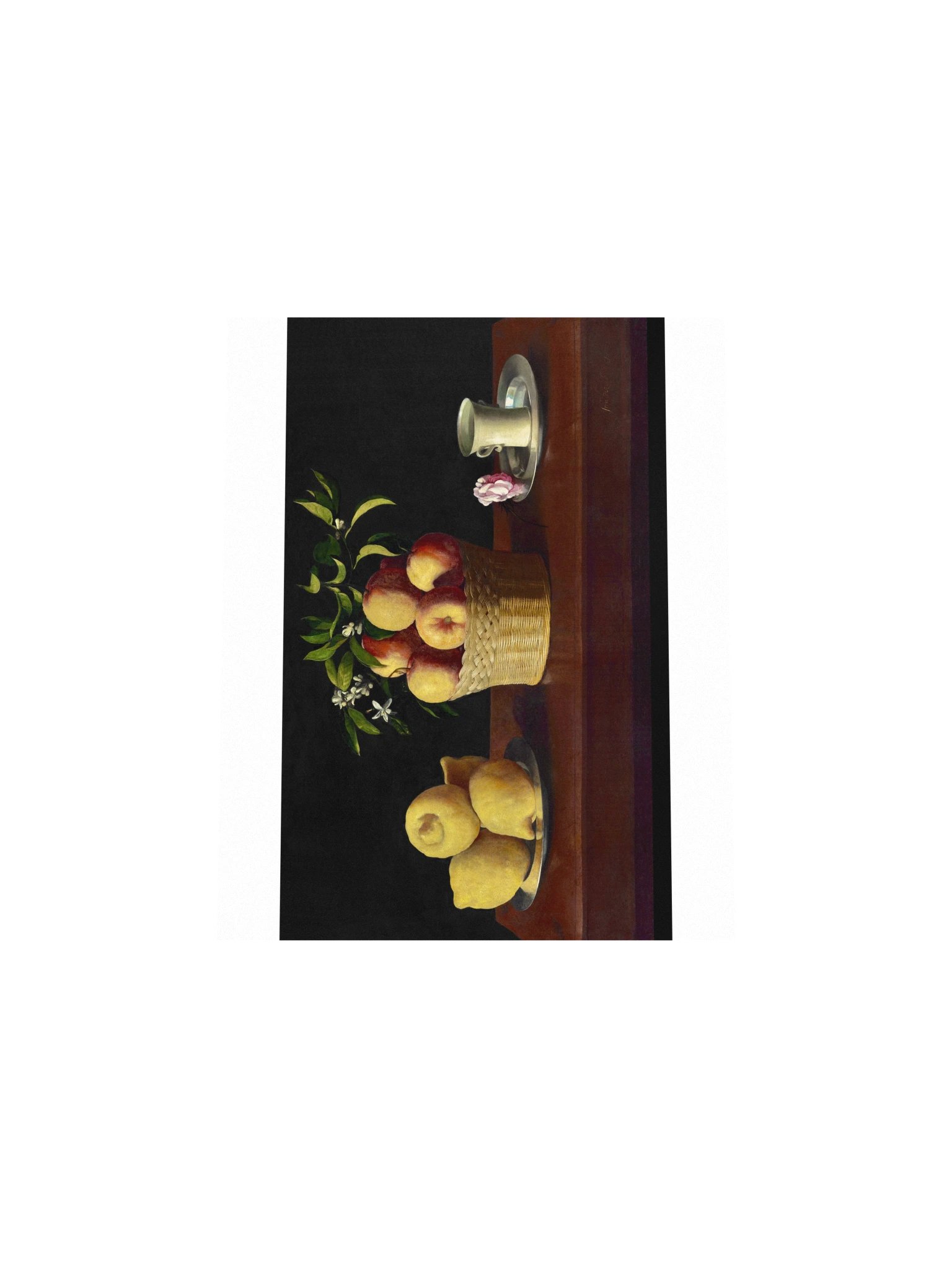 Still Life with Lemons, Oranges and a Rose — Small Poster product image (4)