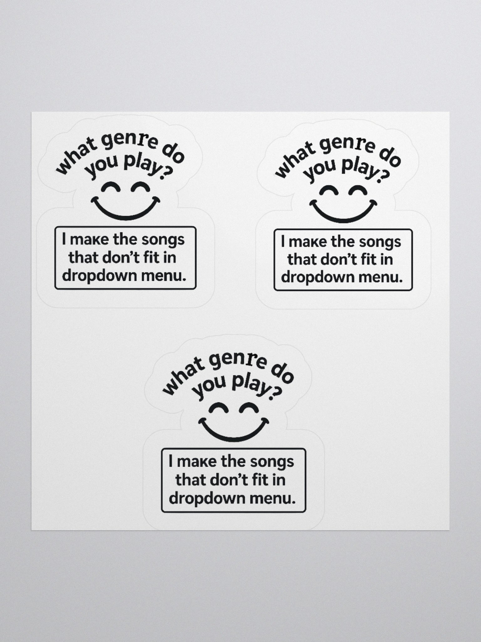 Genre-Defying Sticker Set product image (1)