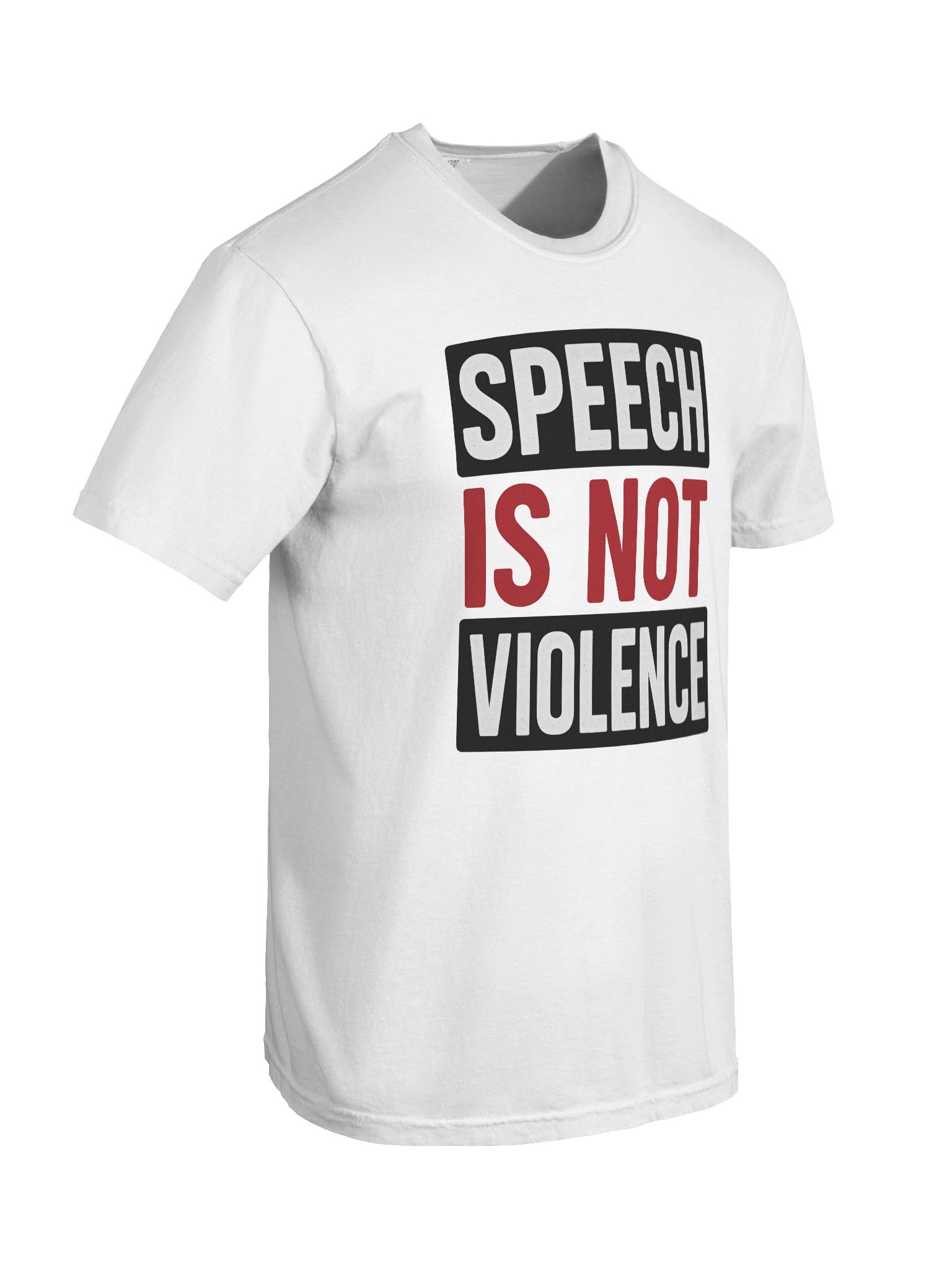 Speech is Not Violence T-Shirt (Light) product image (8)
