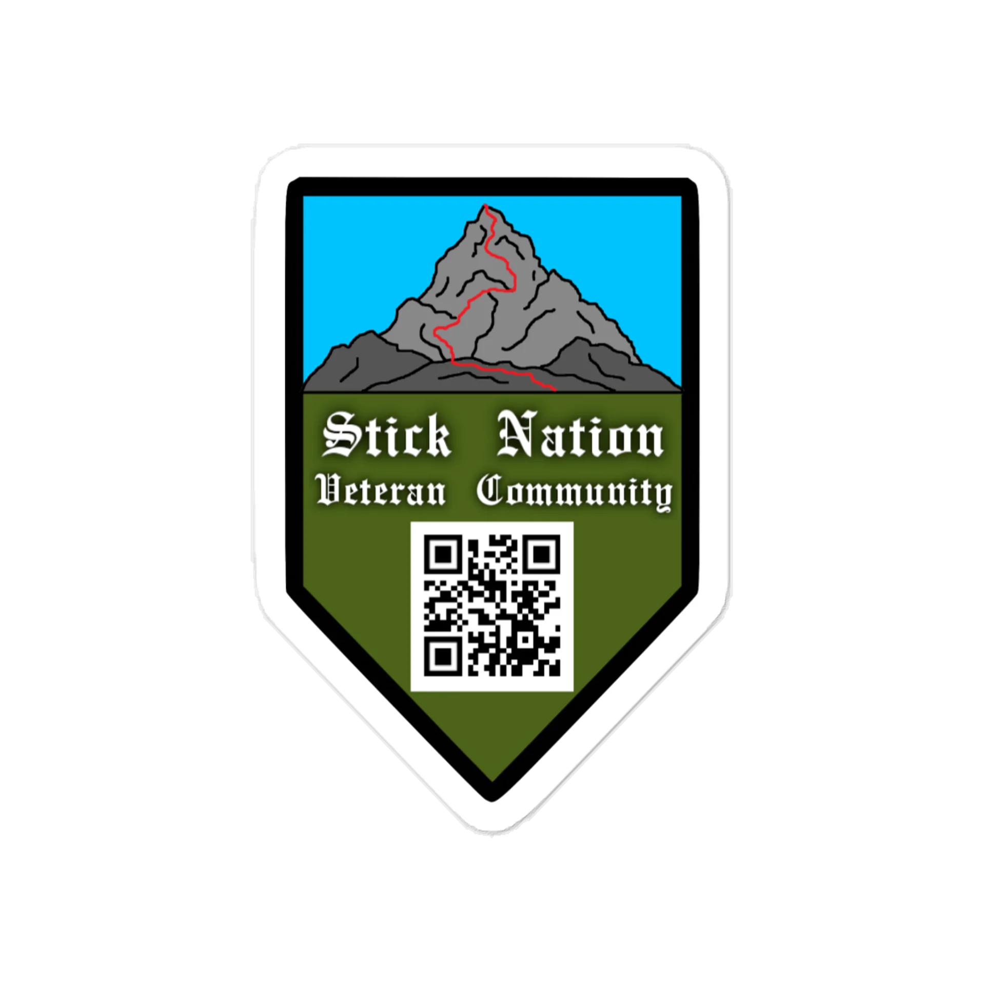 Stick Nation Veteran Community Shield Decal product image (1)