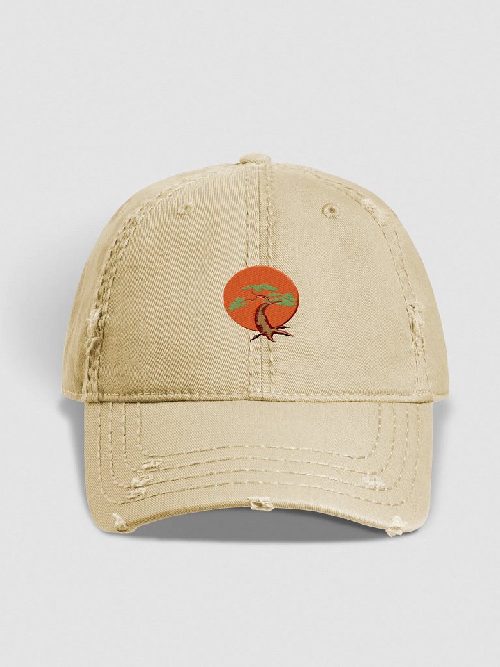Bonsai Tranquility Distressed Dad Hat product image (1)