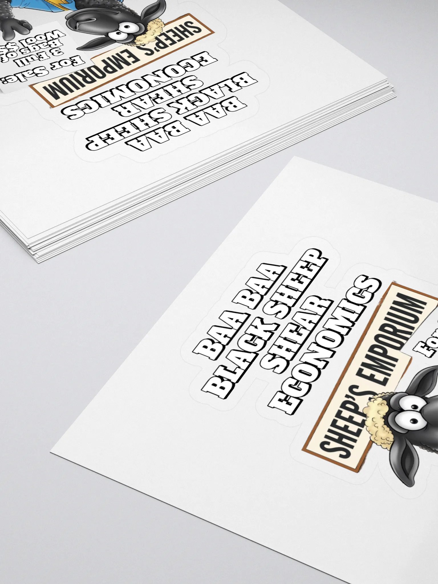 Baa Baa Black Sheep - The Entrepreneur - Funny Sticker product image (4)