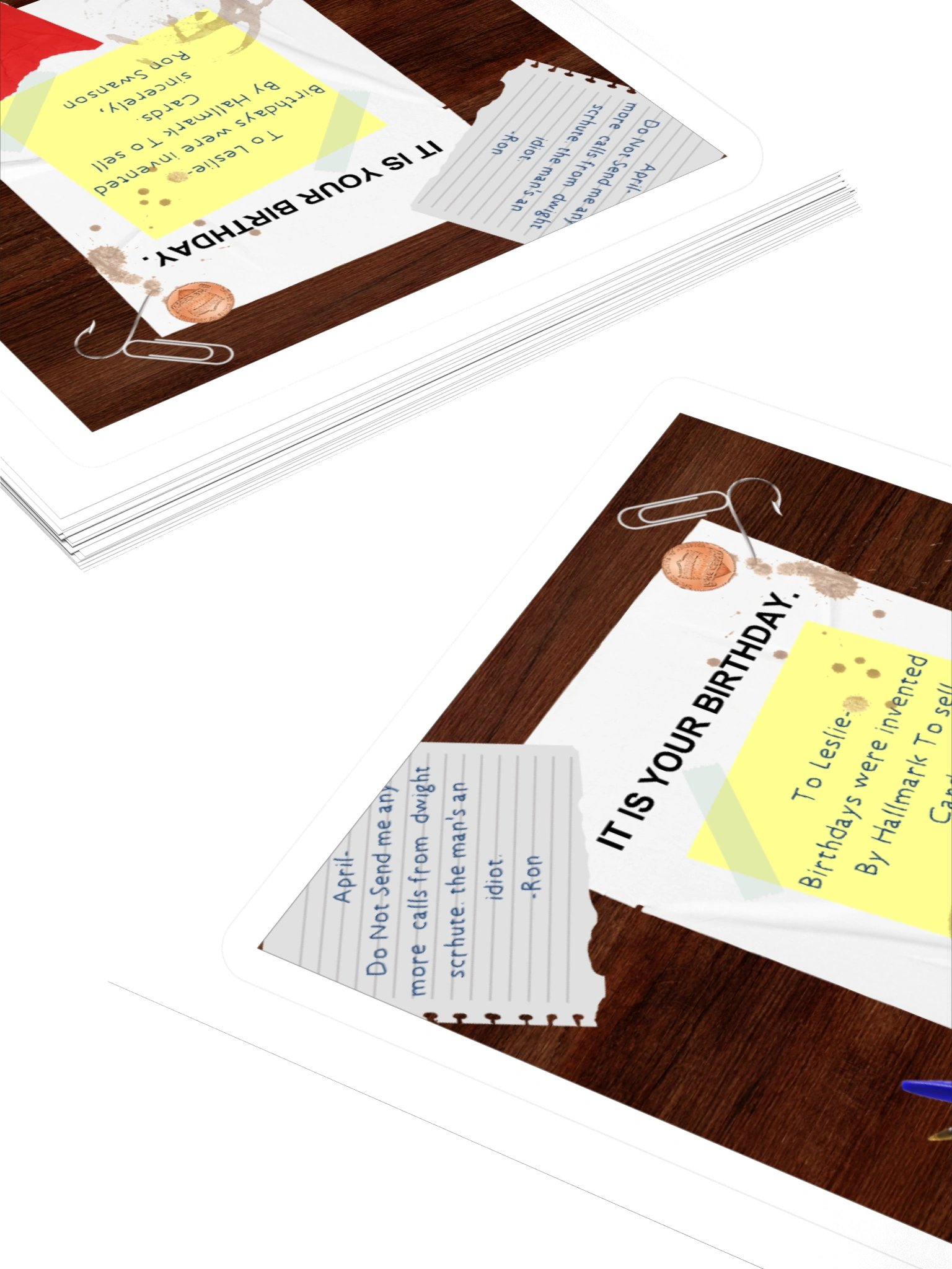 Parks and Recreation Leslie Knope's Birthday Square Sticker product image (4)