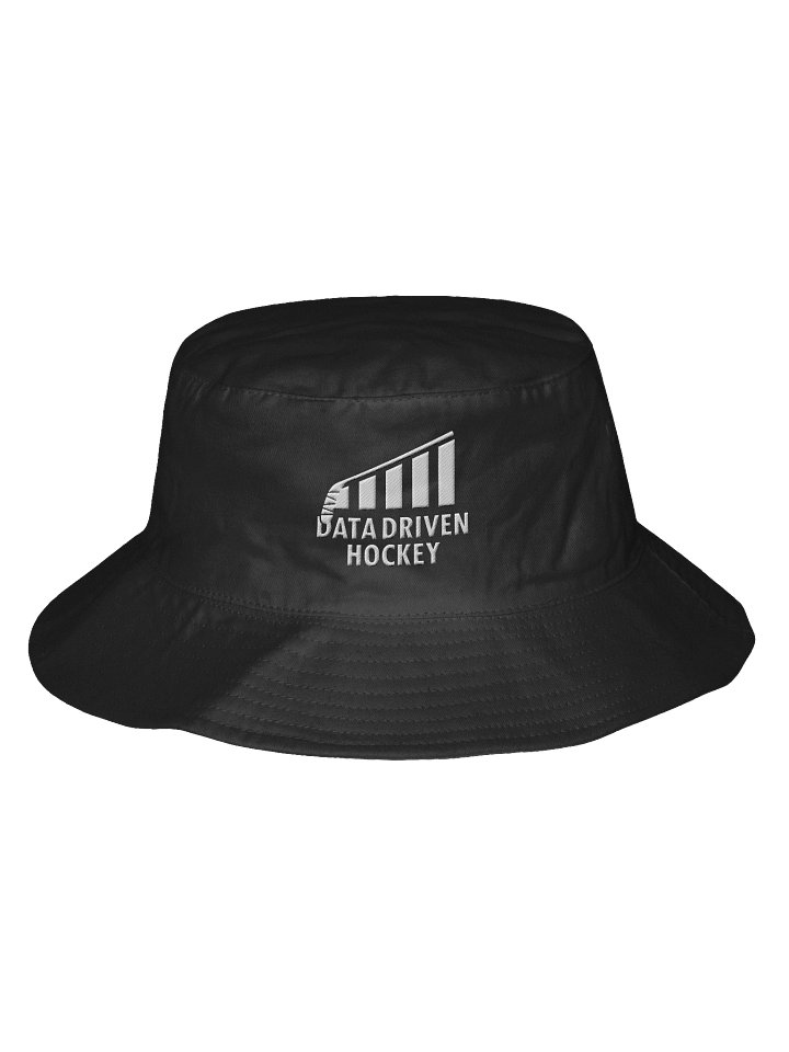 DataDrivenHockey Bucket Hat (Dark colours with white logo) product image (1)