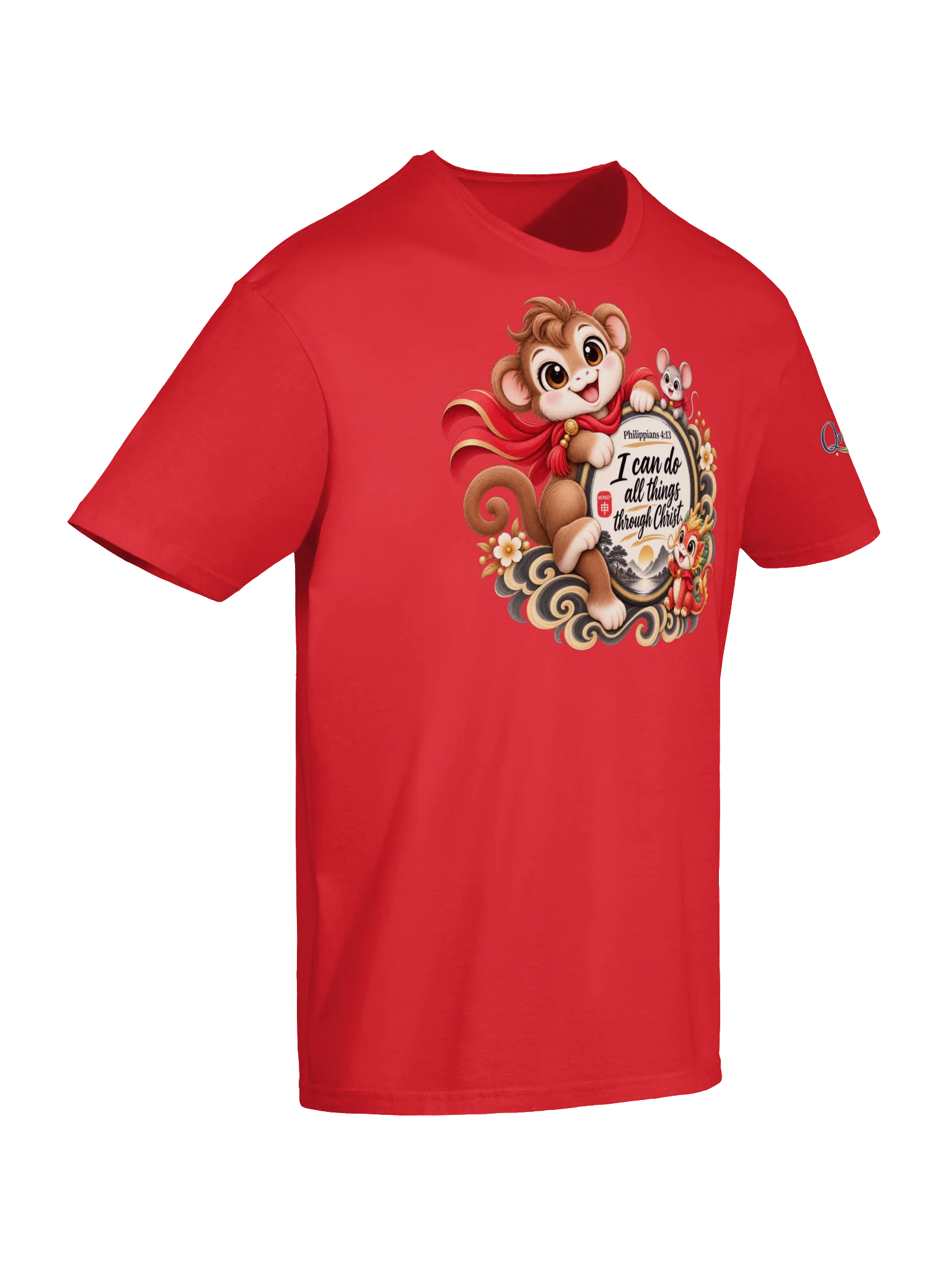 🐵Year of the Monkey | Chinese Zodiac Trio Unisex T-Shirt product image (6)