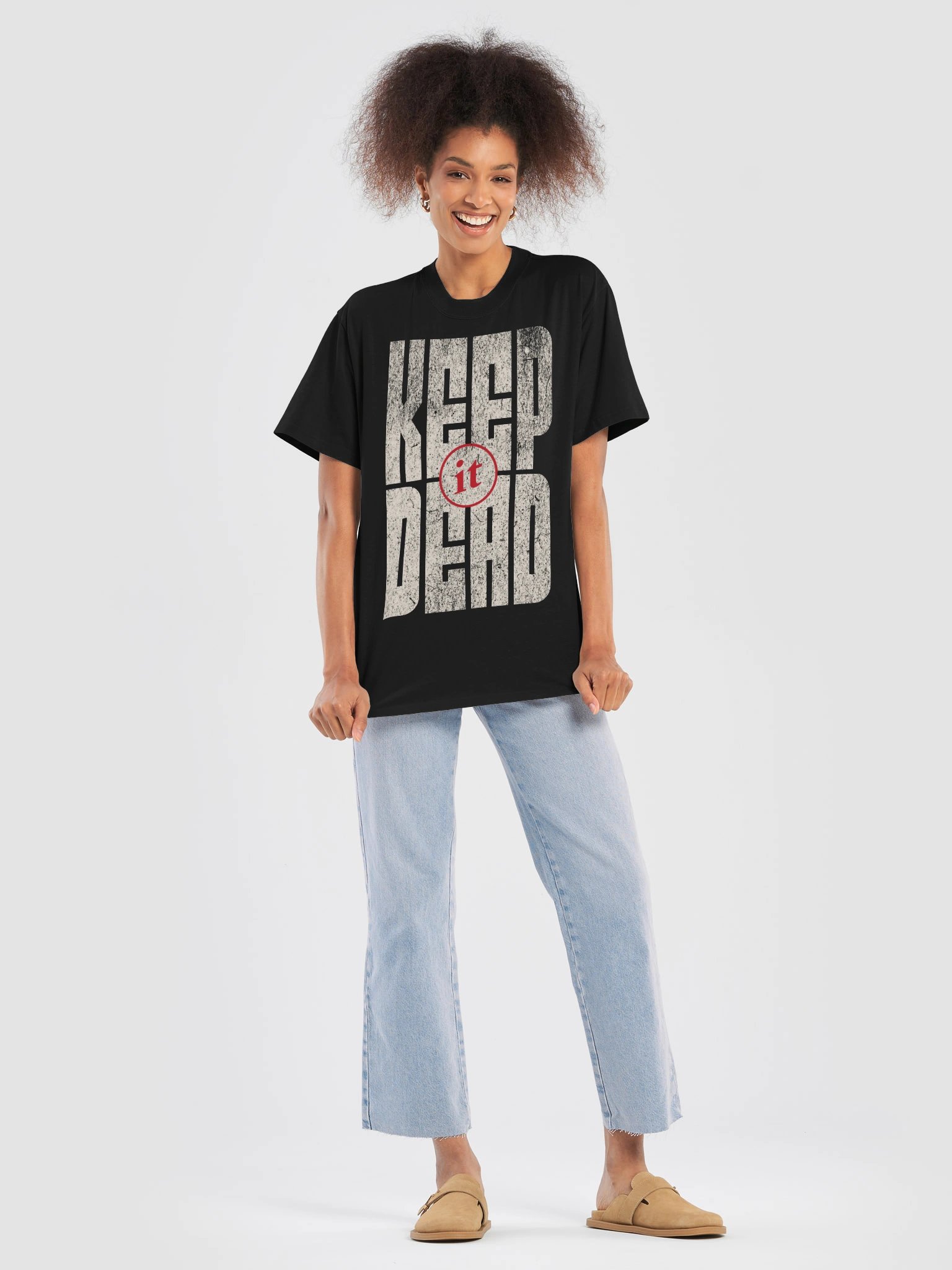 KEEP IT DEAD — Oversized Tee product image (5)