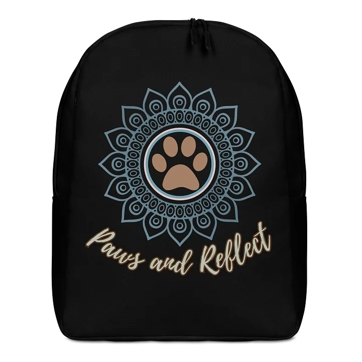 Paws and Reflect Mandala Paw Print Minimalist Yoga Backpack product image (1)