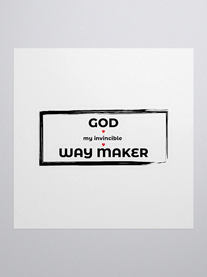 GOD MY INVINCIBLE WAY MAKER product image (1)