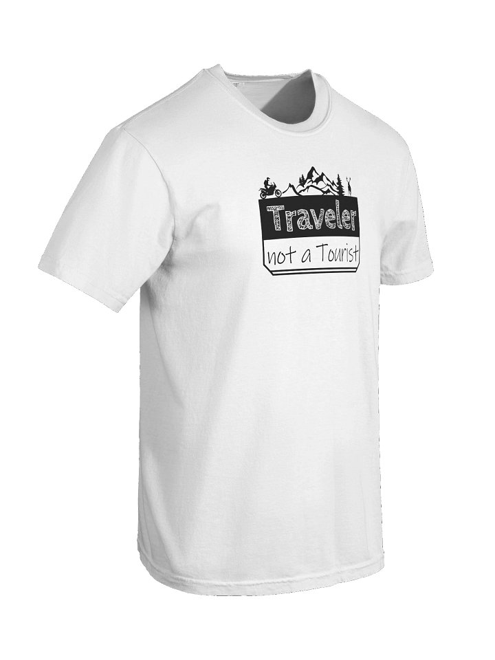Traveler not a Tourist | Adventure Motorcycle Shirt product image (2)
