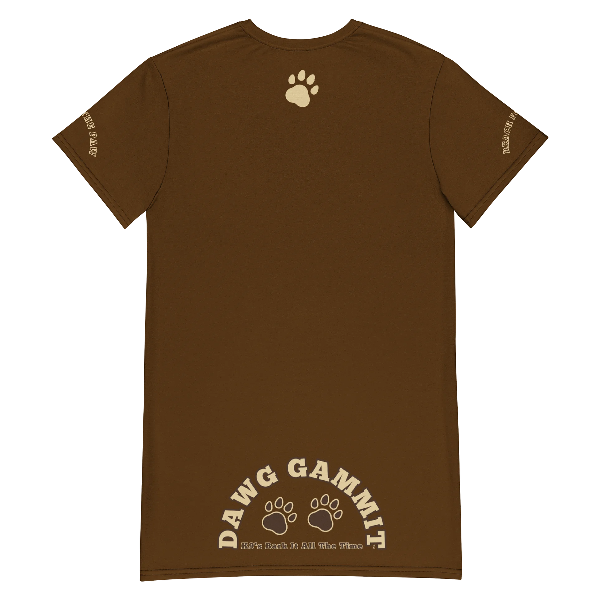 DAWG GAMMIT™ Doberman Brown T-shirt Dress product image (5)