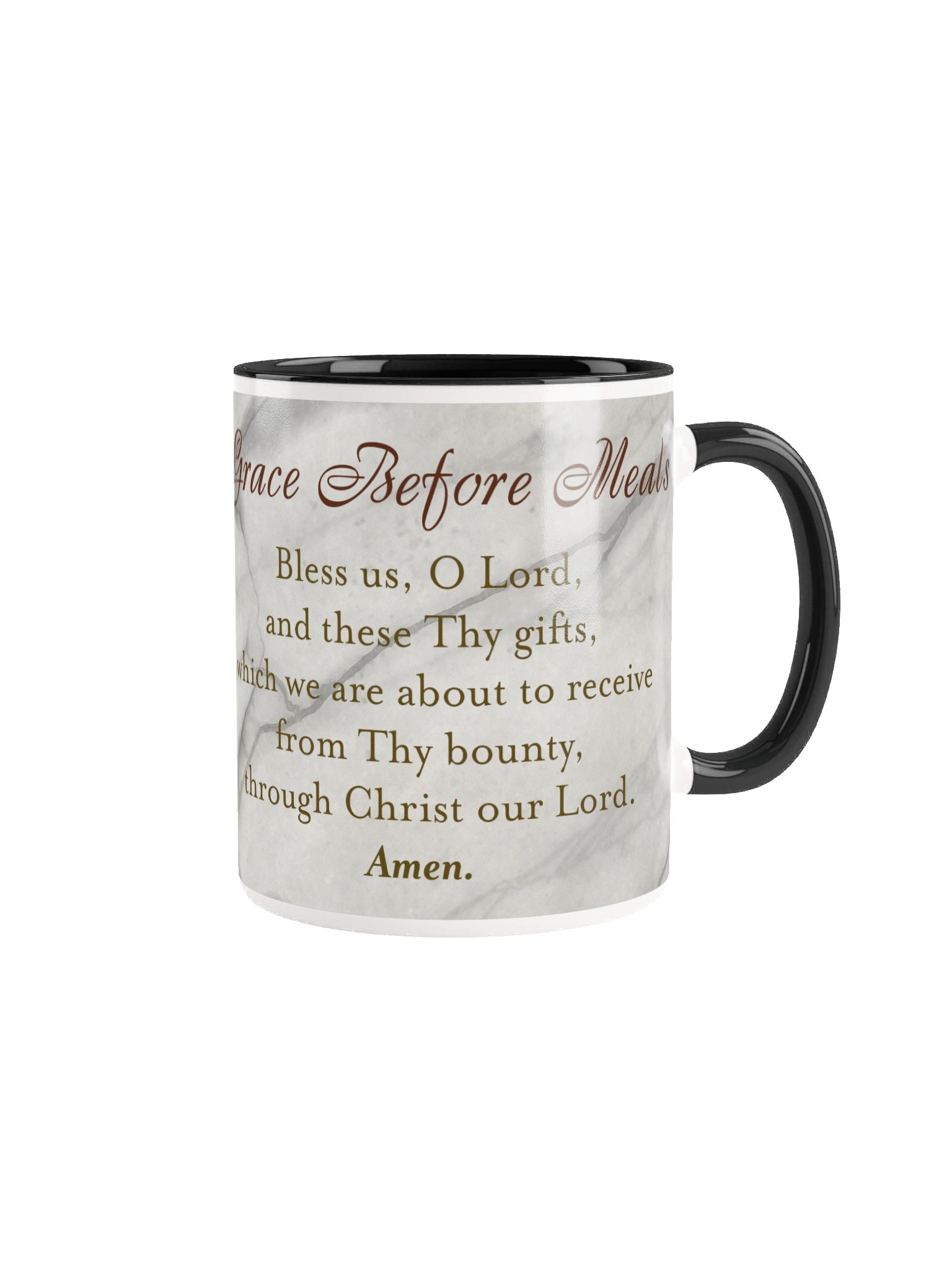 Grace Before Meals Prayer Mug product image (1)