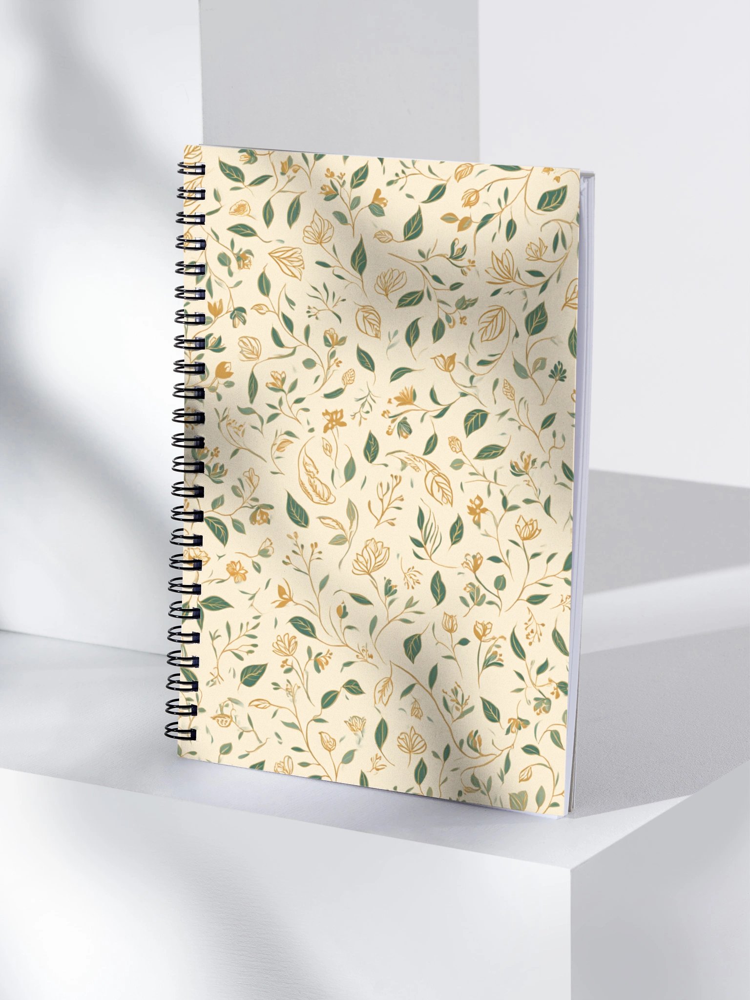 Golden Vines Spiral Notebook product image (4)
