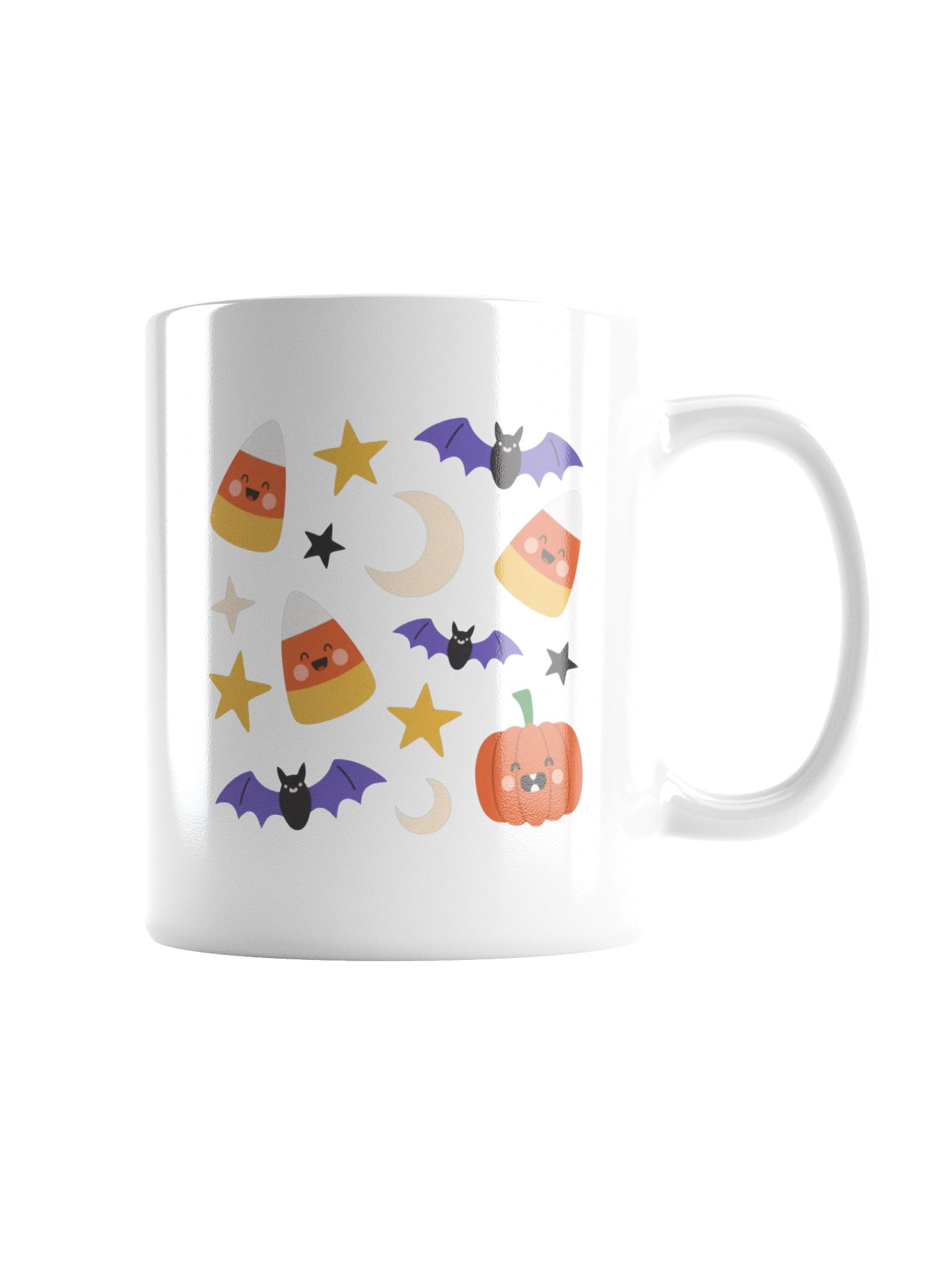 Candy Corn and Bats Pattern Coffee Mug product image (7)