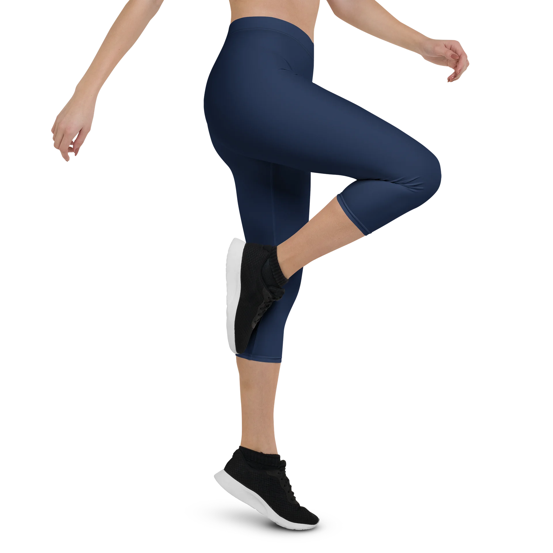 His House Womens Performance Crop Leggings - Navy product image (5)