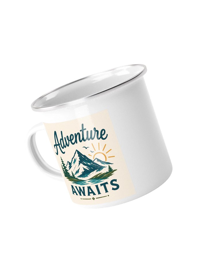 Adventure Awaits™ Retro Enamel Camp Mug product image (1)