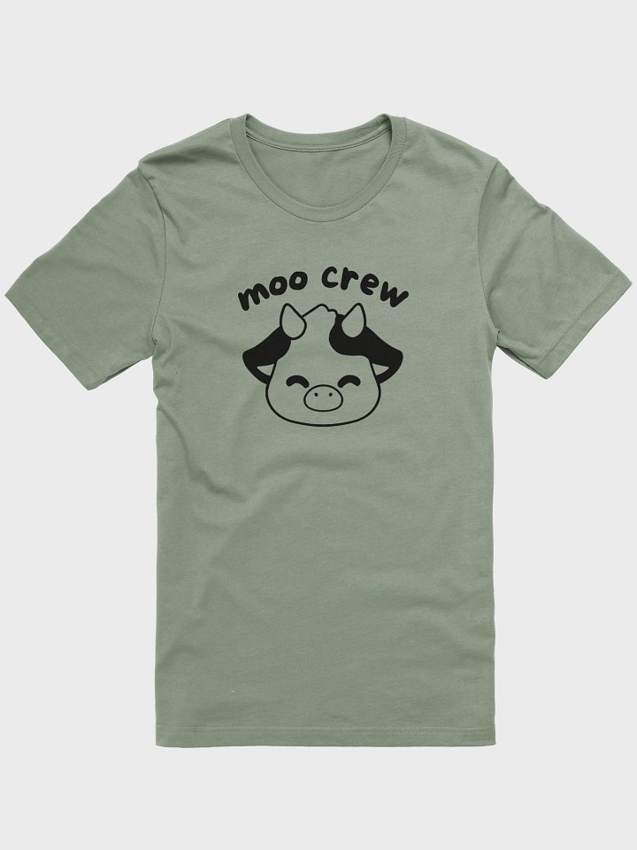 Moo Crew Supersoft Tee (printed in black) product image (3)