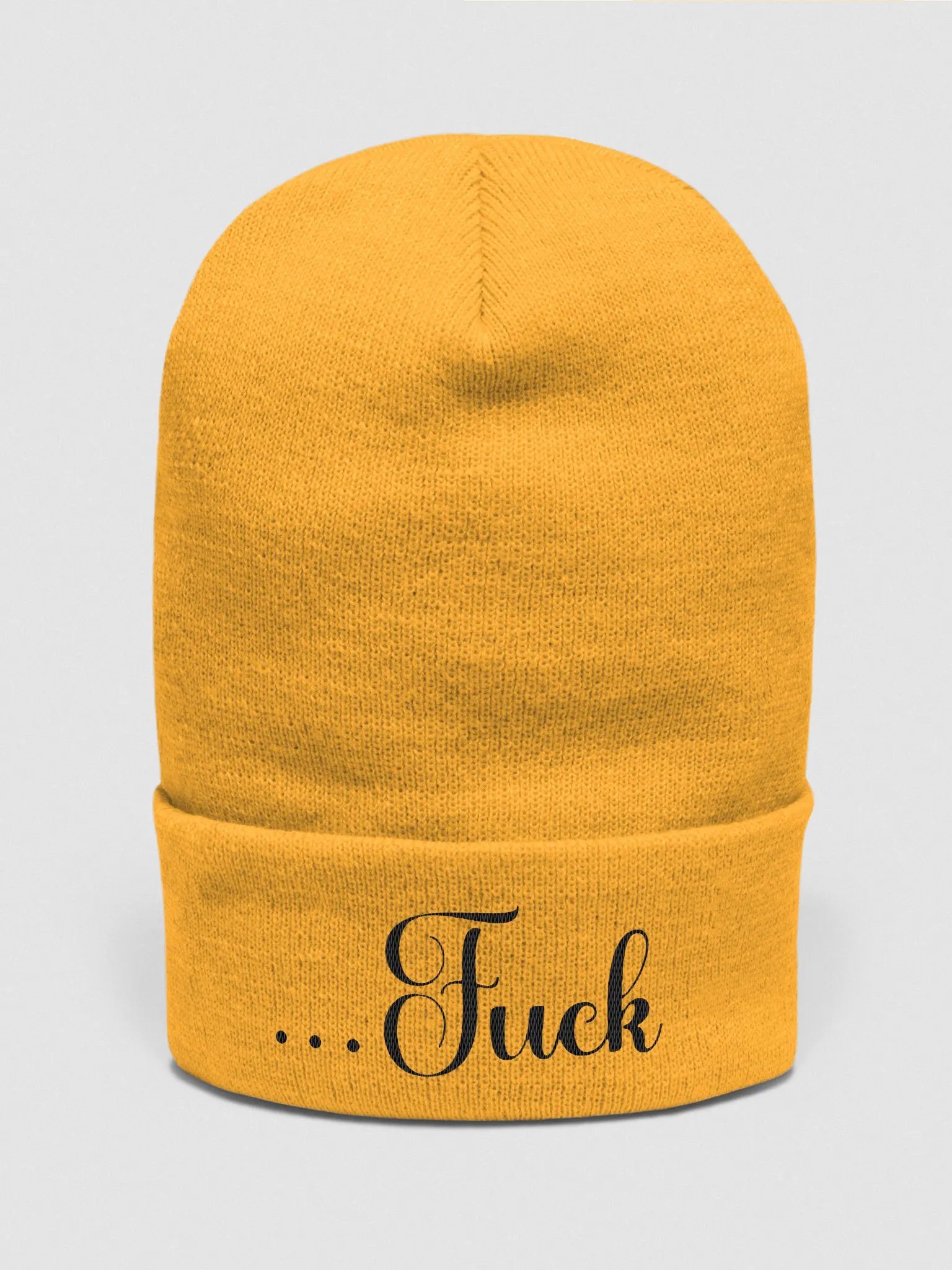 A Golden Beanie...Fuck product image (1)