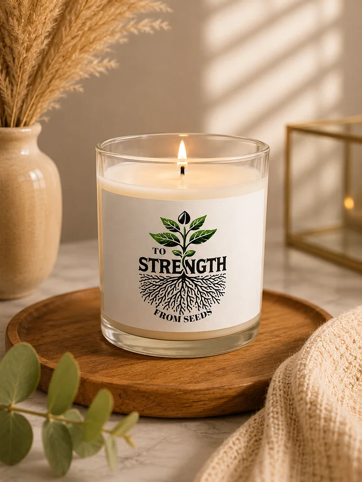 From Seeds to Strength Motivational Candle #1 product image (1)