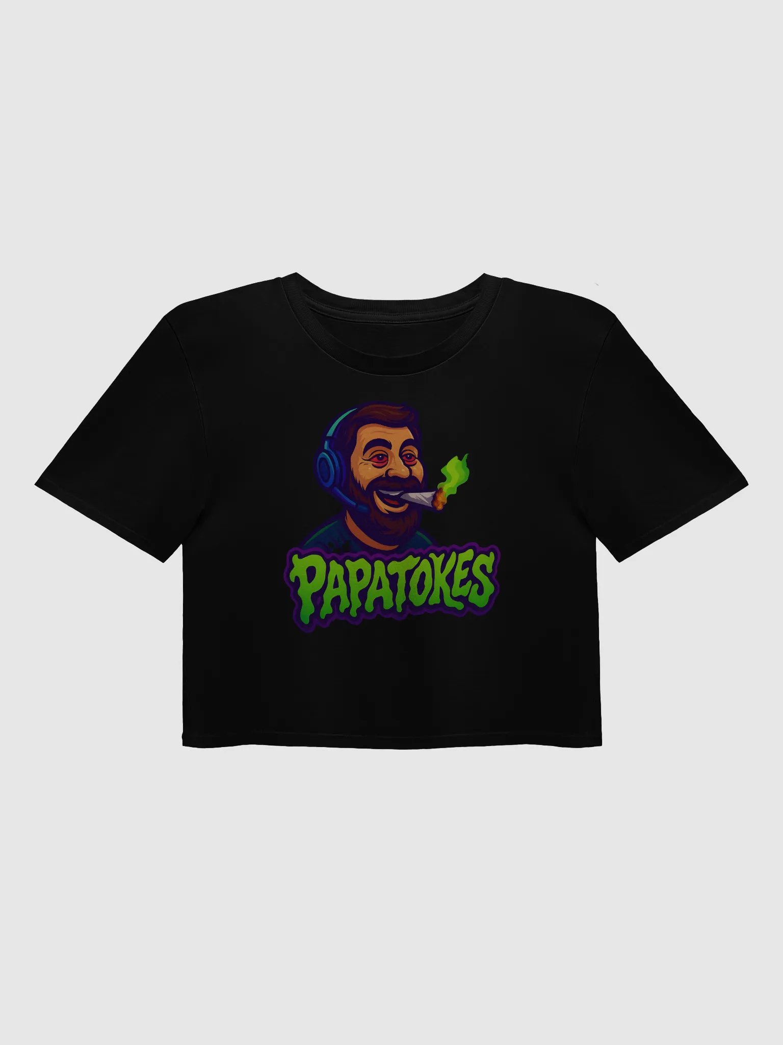 PAPATOKES Bearded Beats Crop Top product image (5)