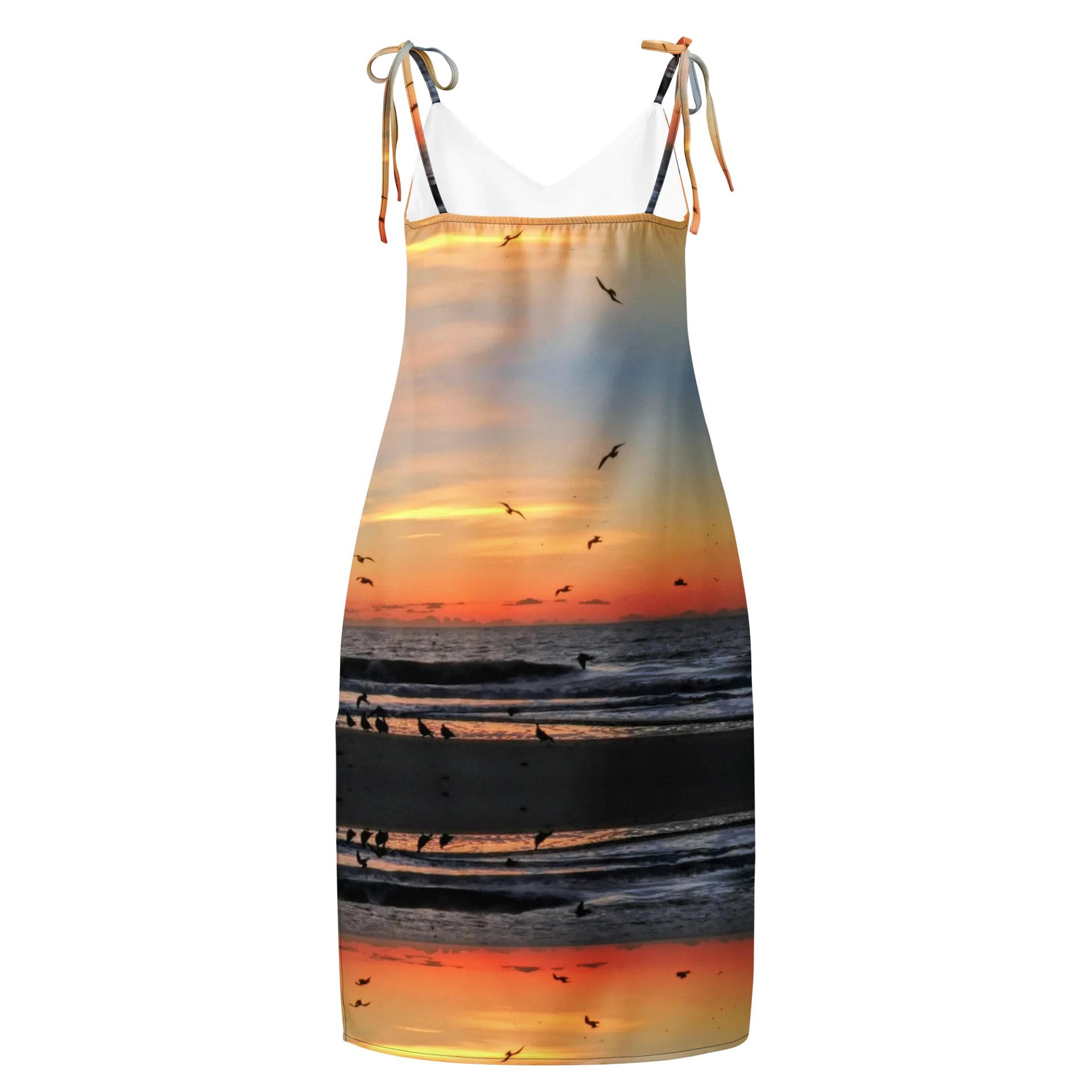 Sunset Reflections All-Over Print Slip Dress product image (2)