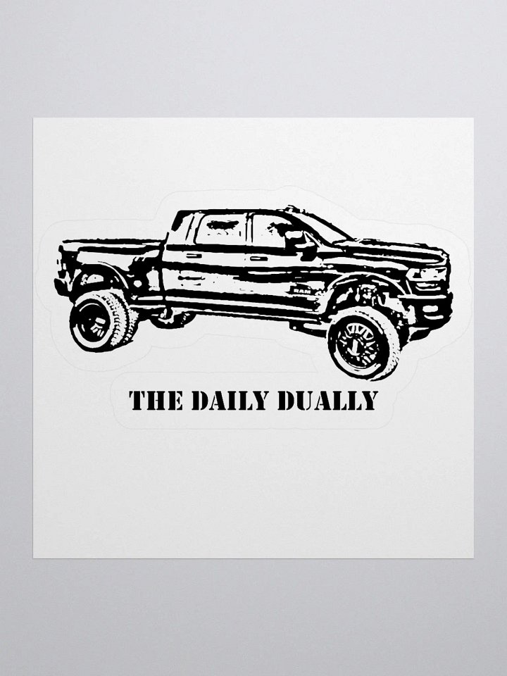 The Daily Dually - Kiss Cut Sticker product image (1)