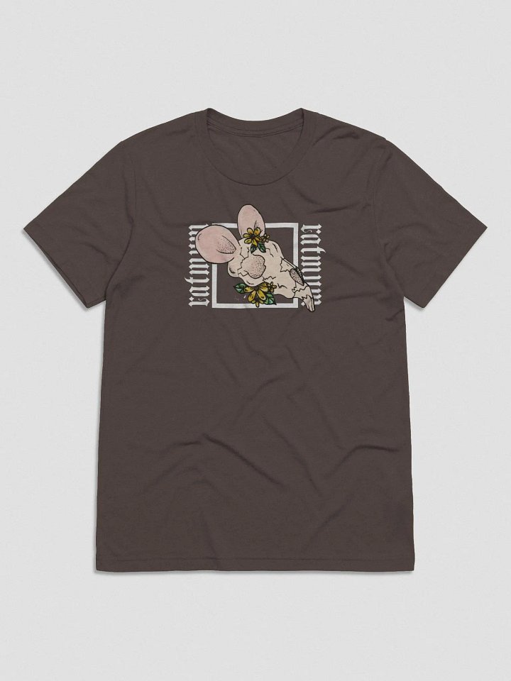 AJA X RAT - Flower Skull T-Shirt (Brown) product image (2)
