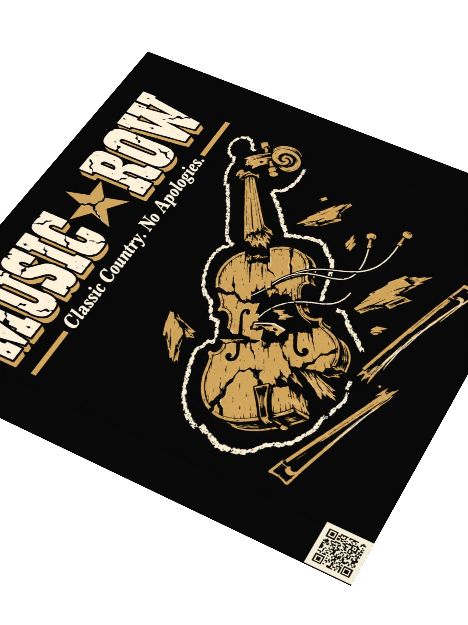 Music Row Busted Fiddle Sticker - Drop 005 product image (3)