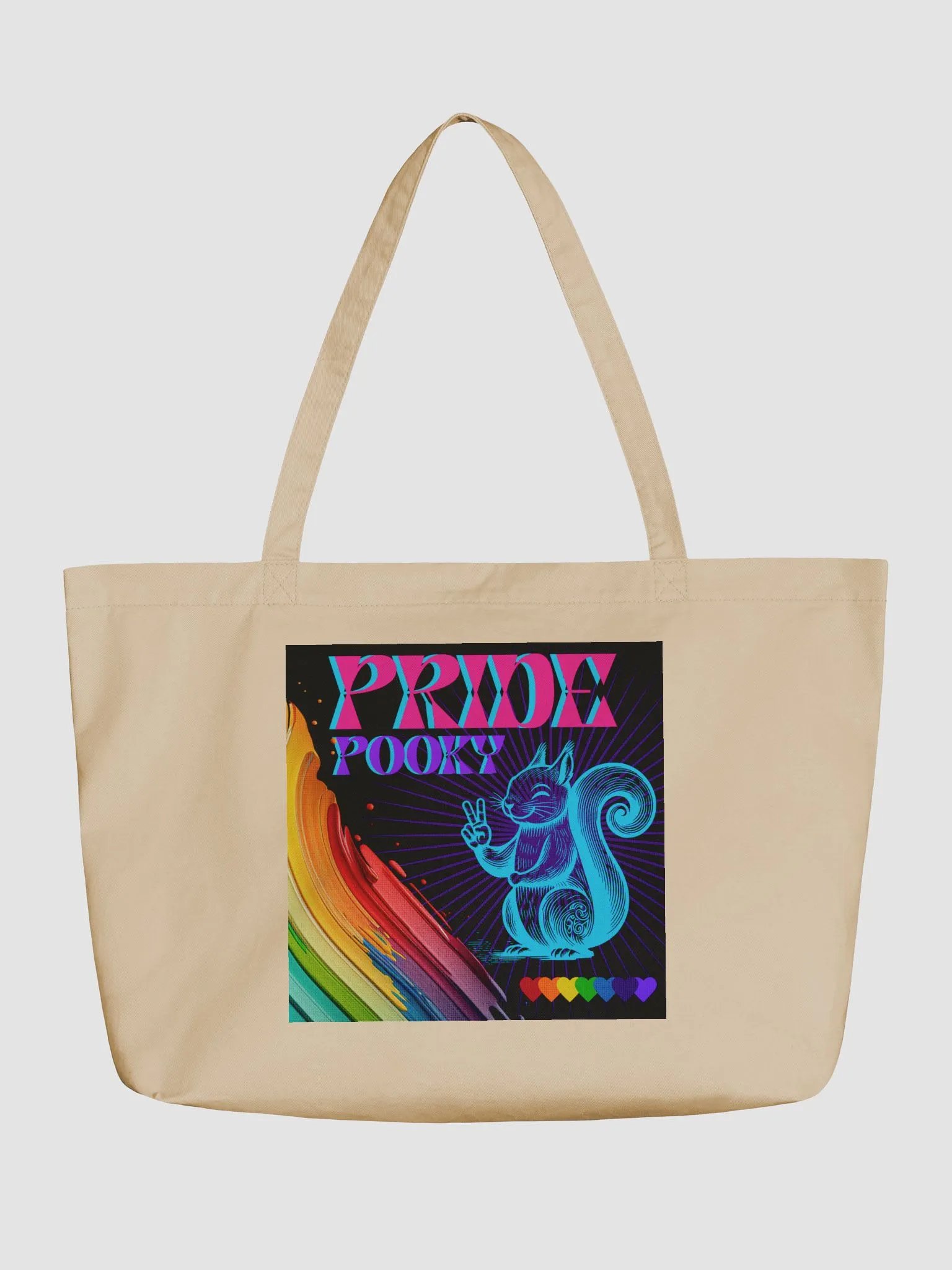 Rainbow Pride Pooky Tote Bag product image (1)