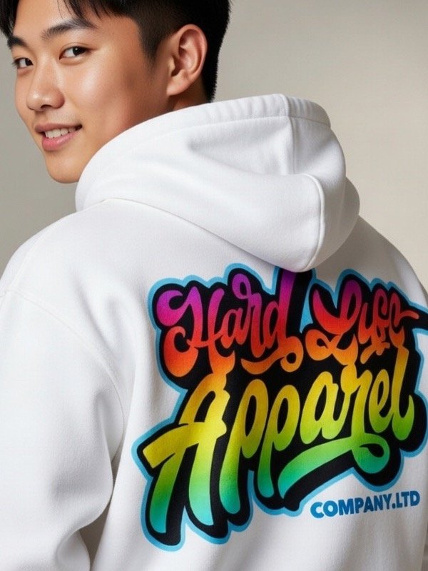 Graffiti Beach Tie Dye - White Zip Up product image (3)