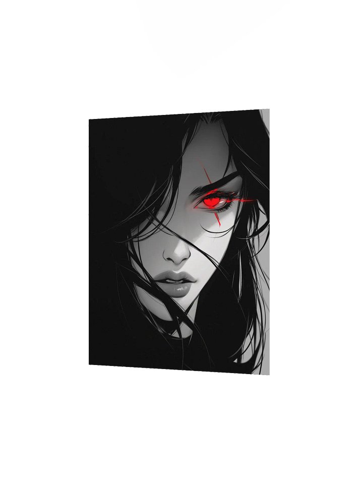 Black&White Crimson Matte Poster product image (8)