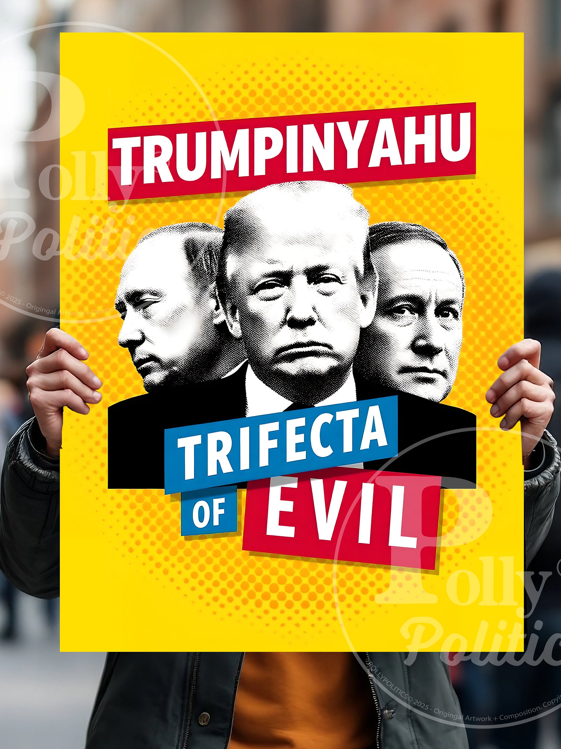 Trumpinyahu Protest Poster, Digital product image (1)