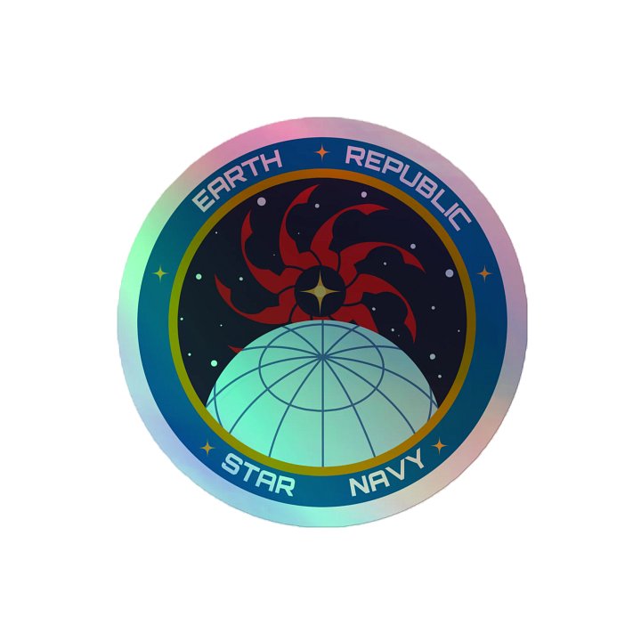 Starship Valkyrie ERSN Logo Holographic Sticker product image (2)
